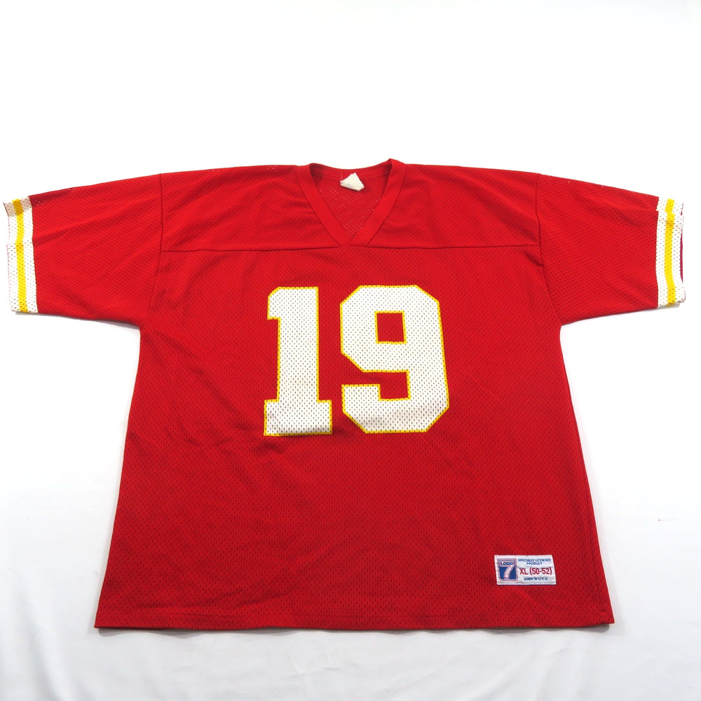 Joe Montana Jersey Logo 7 Kansas City Chiefs NFL Mens XL Made in USA